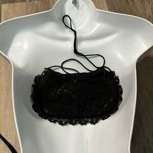 Vintage Richmark Black Lace Purse